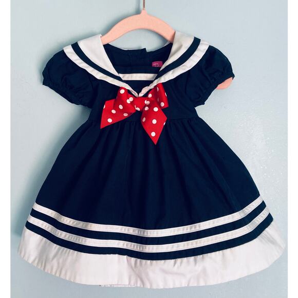 Infant Sailor Dress 12 Months Good Lad - Picture 1 of 3